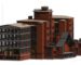 BIM модель заводского здания Красное знамя
